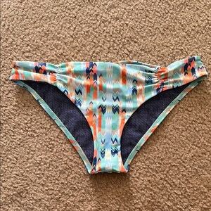 L Space Colorful Patterned Bikini Bottom 🍑